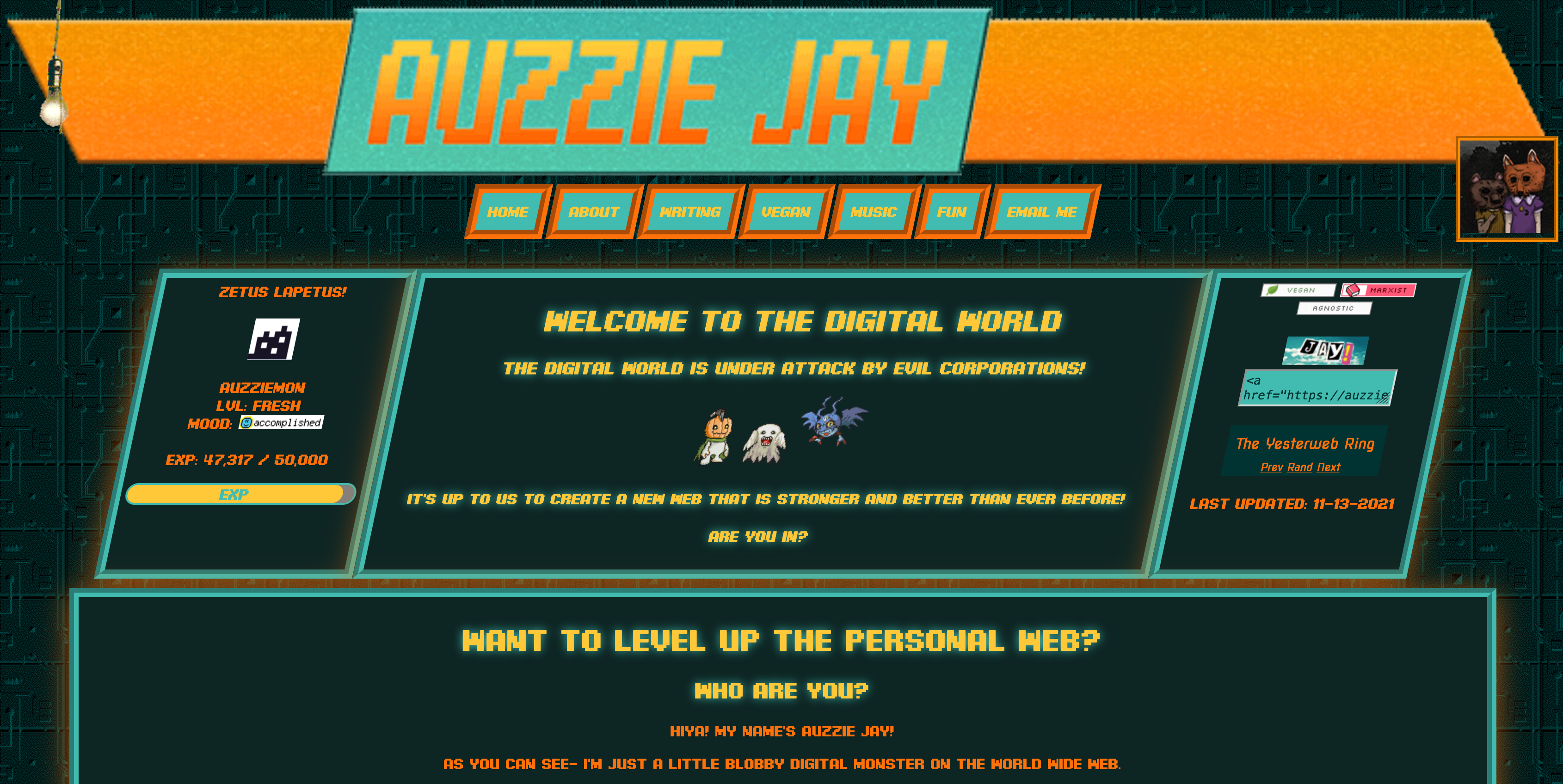 auzziejay.com website screenshot