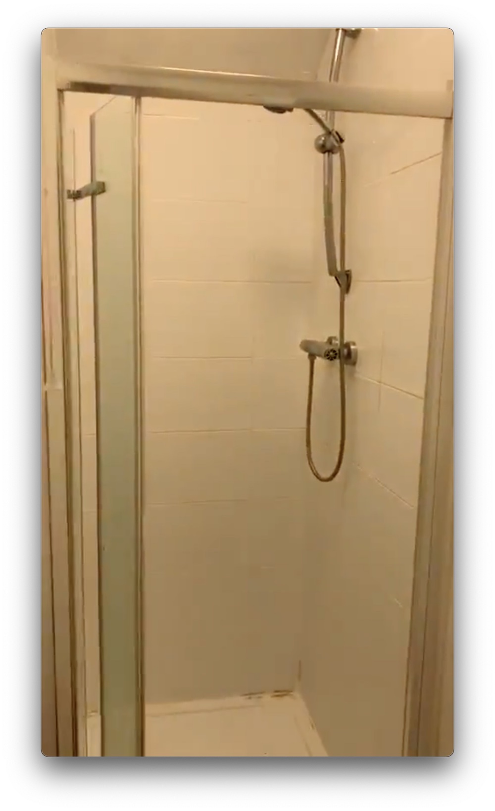 The original shower room