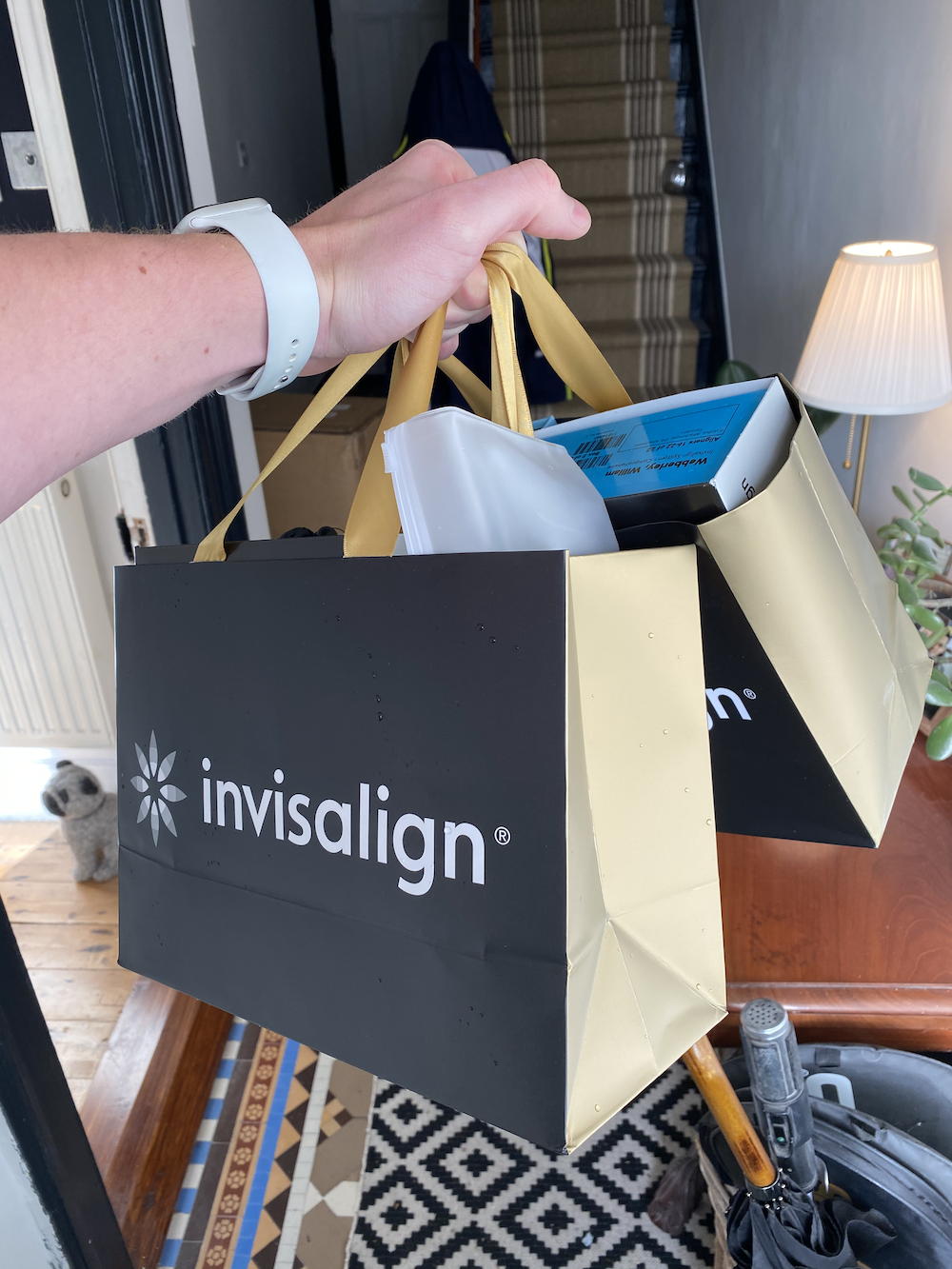 My Invisalign goodie bags